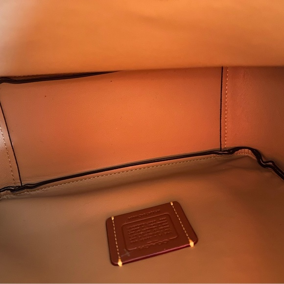 Coach Hadley Mini Crossbody Tan Suede - Picture 6 of 9